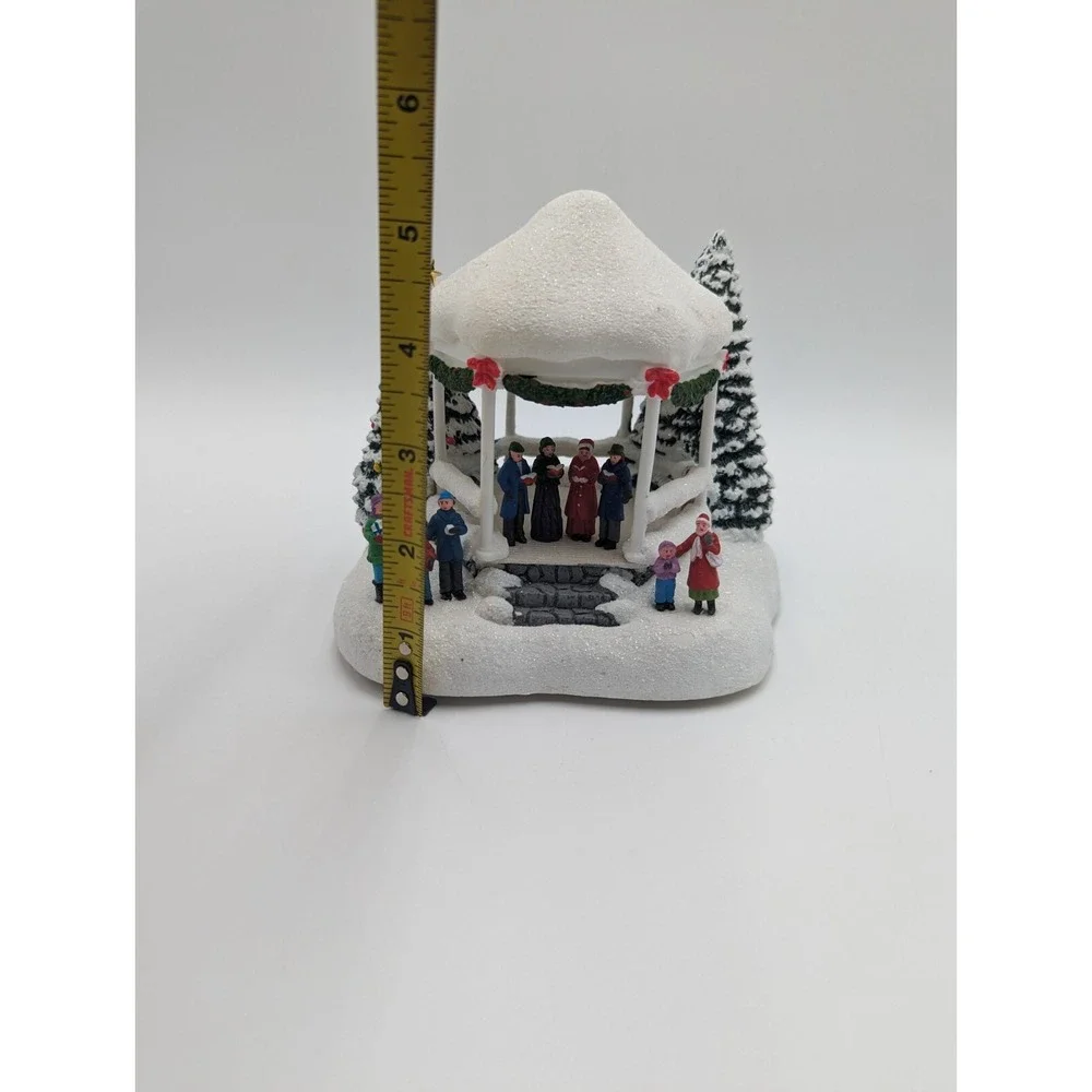 2023 Teleflora Thomas Kinkade Sweet Sounds Of Christmas Light Up Figurine